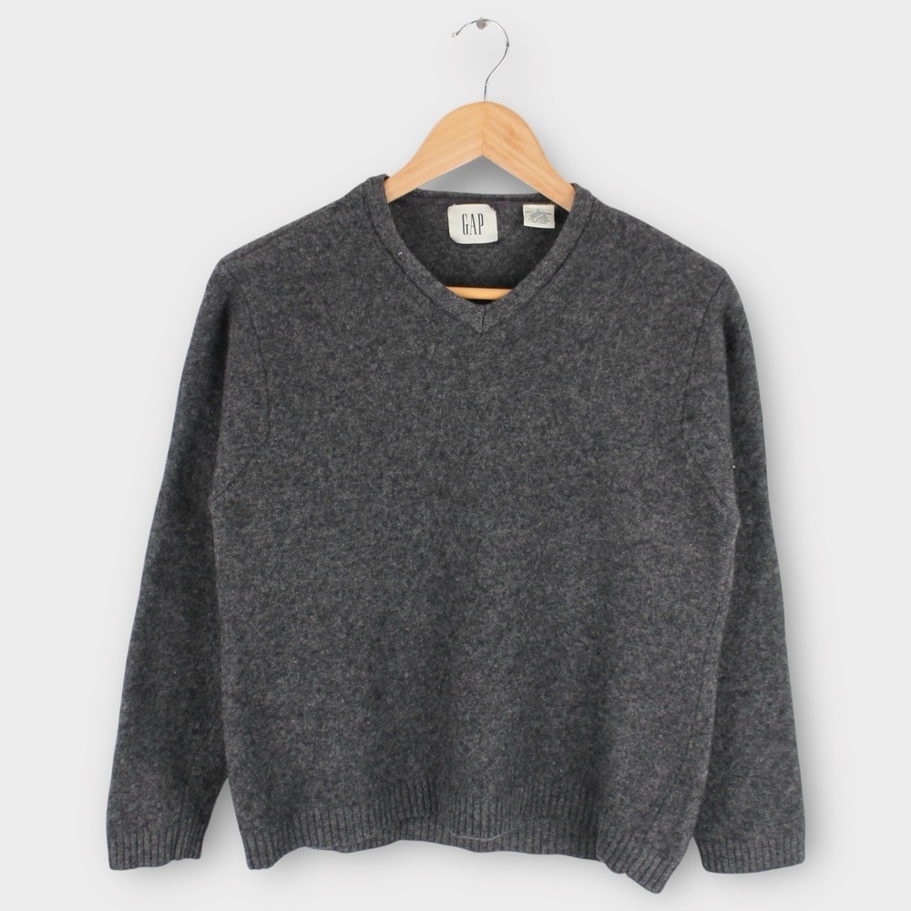 GAP Dark Gray V-Neck Sweater